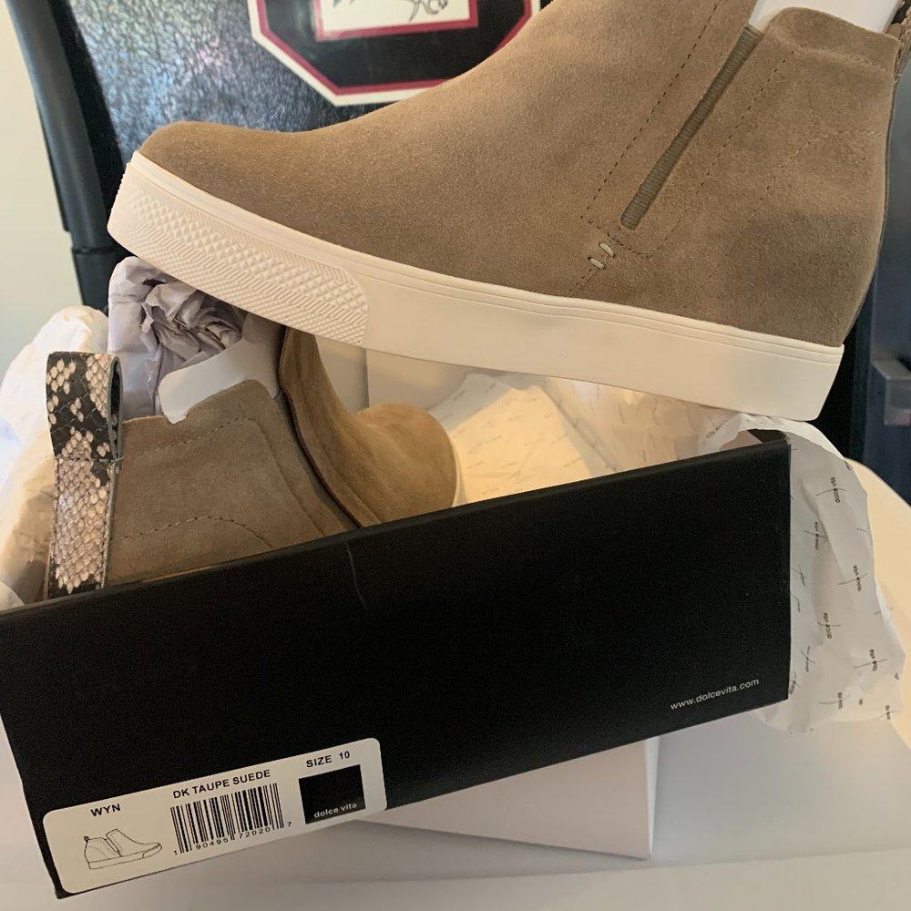 NIB NWT Madden Wedge Sneaker Booties